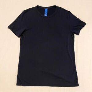 Kit and Ace Navy Blue Technical Modal Wool Blend T Shirt Size M